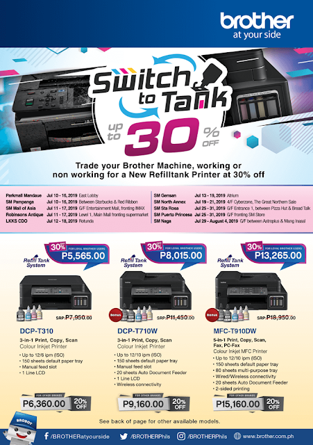 Brother Philippines Back to School Treat Printer Promo