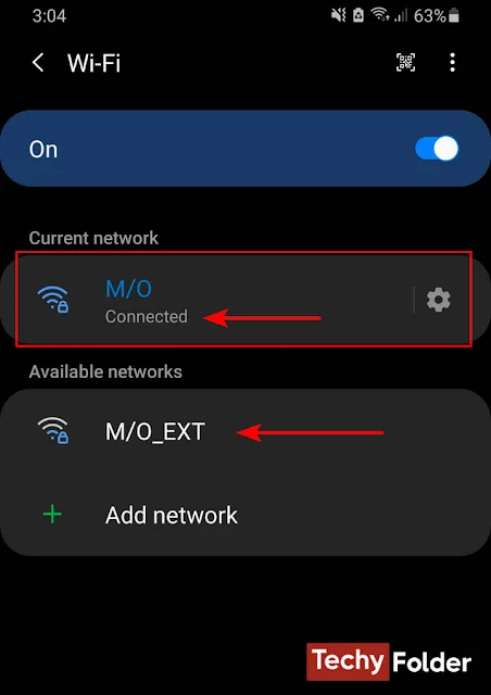 Connect to the right WiFi network