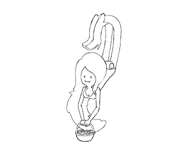 #8 Marceline Coloring Page