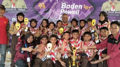 Peringati Hari Baden Powell 2024, SDN Sandana Tolitoli Raih Juara Umum. 