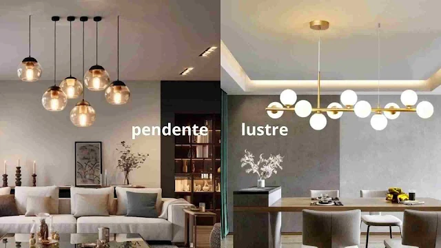 Pendente ou lustre? Saiba qual o ideal para cada tipo de sala