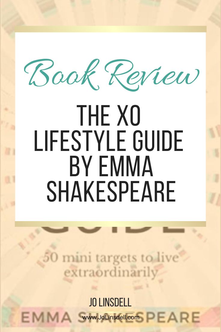 Book Review The XO Lifestyle Guide by Emma Shakespeare
