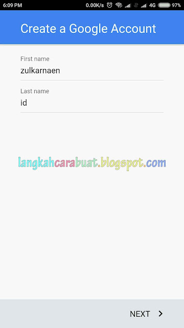 Cara Menambahkan Akun Google Di Android
