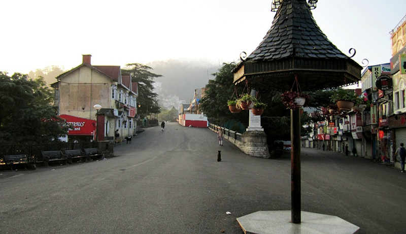 Inside the town of Shimla