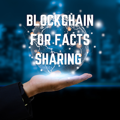 How does blockchain technology help organizations share data?