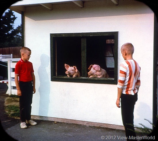 View-Master Dutch Wonderland (A634), Scene 16: The House of the Three Little Pigs