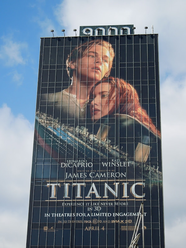 Titanic movie re-release billboard