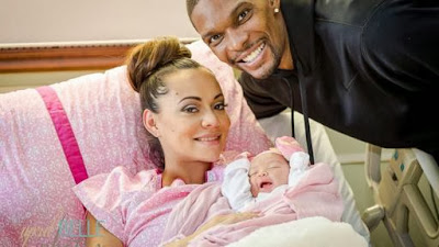 Chris Bosh, Adrienne, New Baby Girl, Dylan Skye, Miami Heat