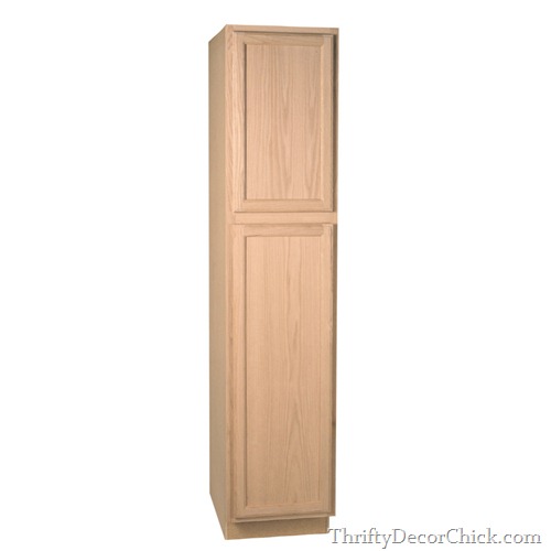 unfinished pantry cabinet