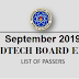 September 2019 Medtech Board Exam Result