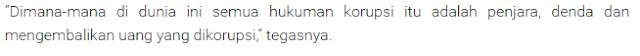 Gile .. Pak Luhut Mengusulkan Koruptor tak dipenjara, tapi hanya di bebankan sanksi mengembalikan kerugian negara, kalo gitu enak dong ya maling dulu, kalo ketahuan tinggal kembalikan Hahahaa - Commando