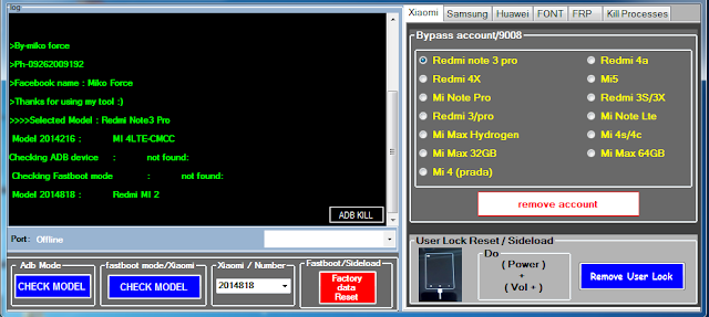 Miko Tool v1.0 Download Free ( Unlock Samsung , Mi Account, Xiaomi Model Finder)