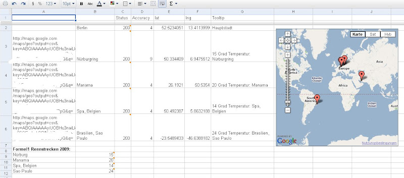 Google-Docs-Maps-GeoCoding-Weather-API