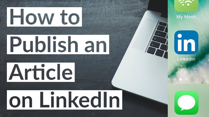 How to publish an article on LinkedIn