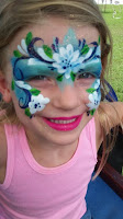 Face Painter Springhill FL face painting flower mask