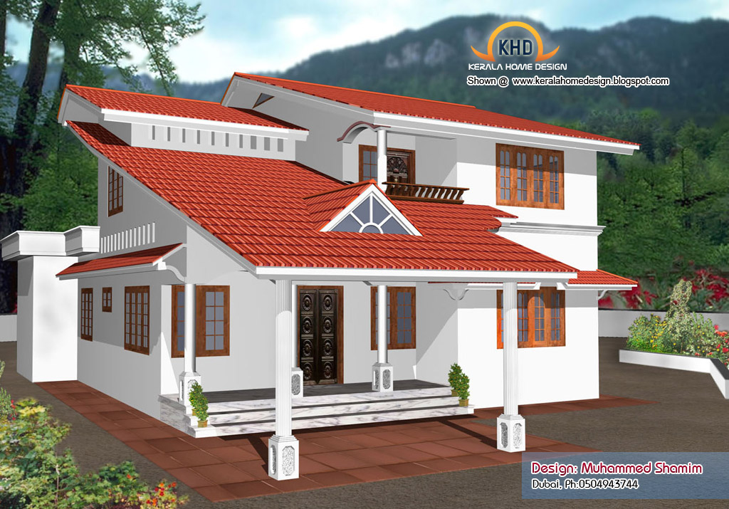 5 Beautiful Home  elevation designs  in 3D  Kerala  House  