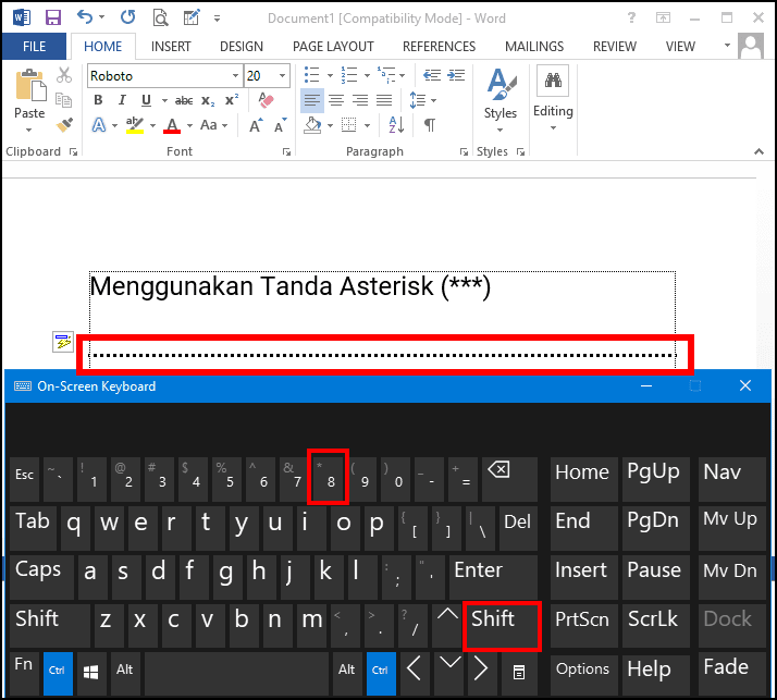 18-Menggunakan-Tanda-Asterisk