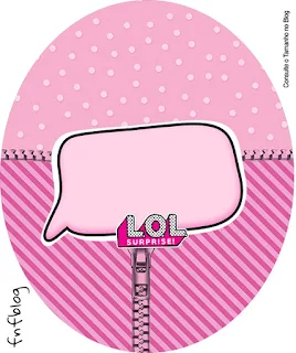 LOL Surprise Free Printable Cupcake Wrapper and Toppers. 
