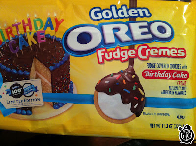 Birthday Cake Oreo on Fatguyfoodblog  Birthday Cake Golden Oreo Fudge Cremes