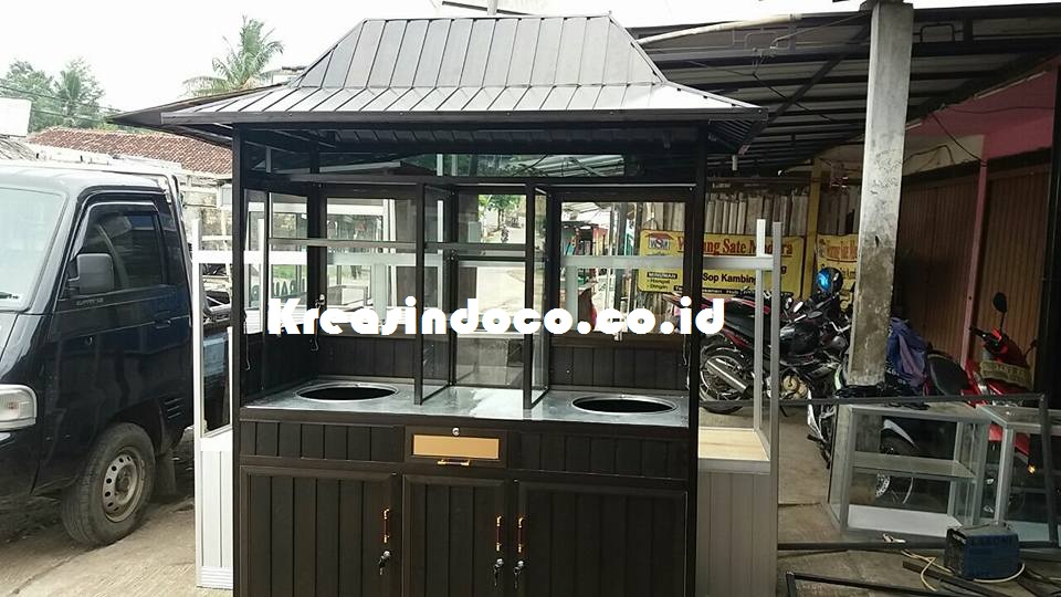 Gerobak Aluminium Pesanan Bu Afaf Jakarta Barat