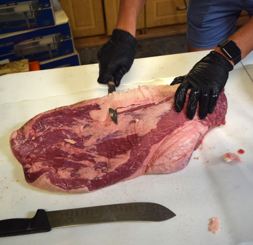 Fourth of July brisket cook on the Deep South Smoker