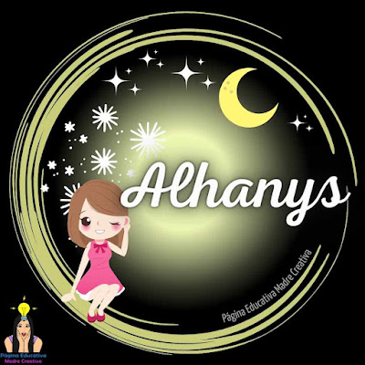 Solapín Nombre Alhanys para imprimir descargar gratis