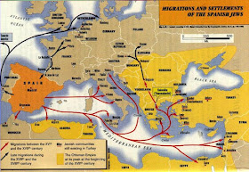 Jews migration map