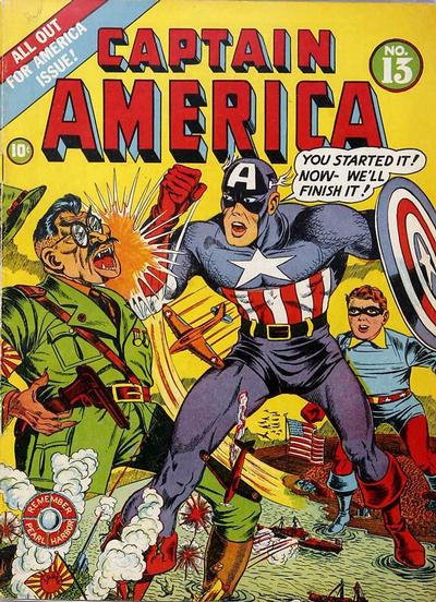 covers Captain America 13