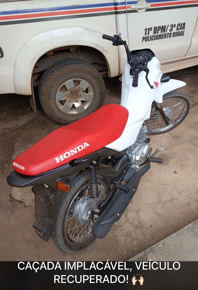 Professora assaltada em Matões tem moto encontrada pela polícia de Parnarama