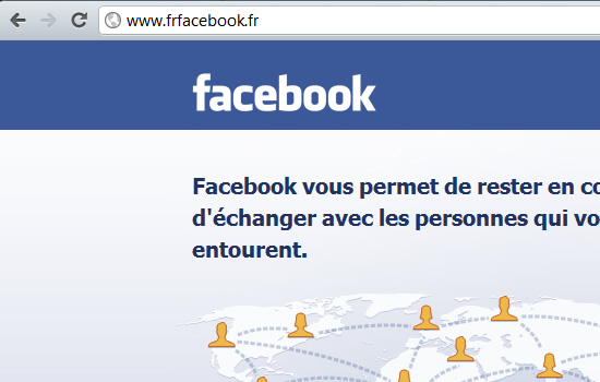 Discovered the biggest Facebook phishing in French