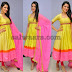 Richa Panai Mango Yellow Salwar