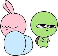 Tori and Kori, Tori and Kori Turtle Rabbit, Turtle Rabbit Emoji, Turtle Rabbit Love Story, Whatsapp Stickers Tori Kori, 토리와 코리의 알콩달콩 연애 이야기