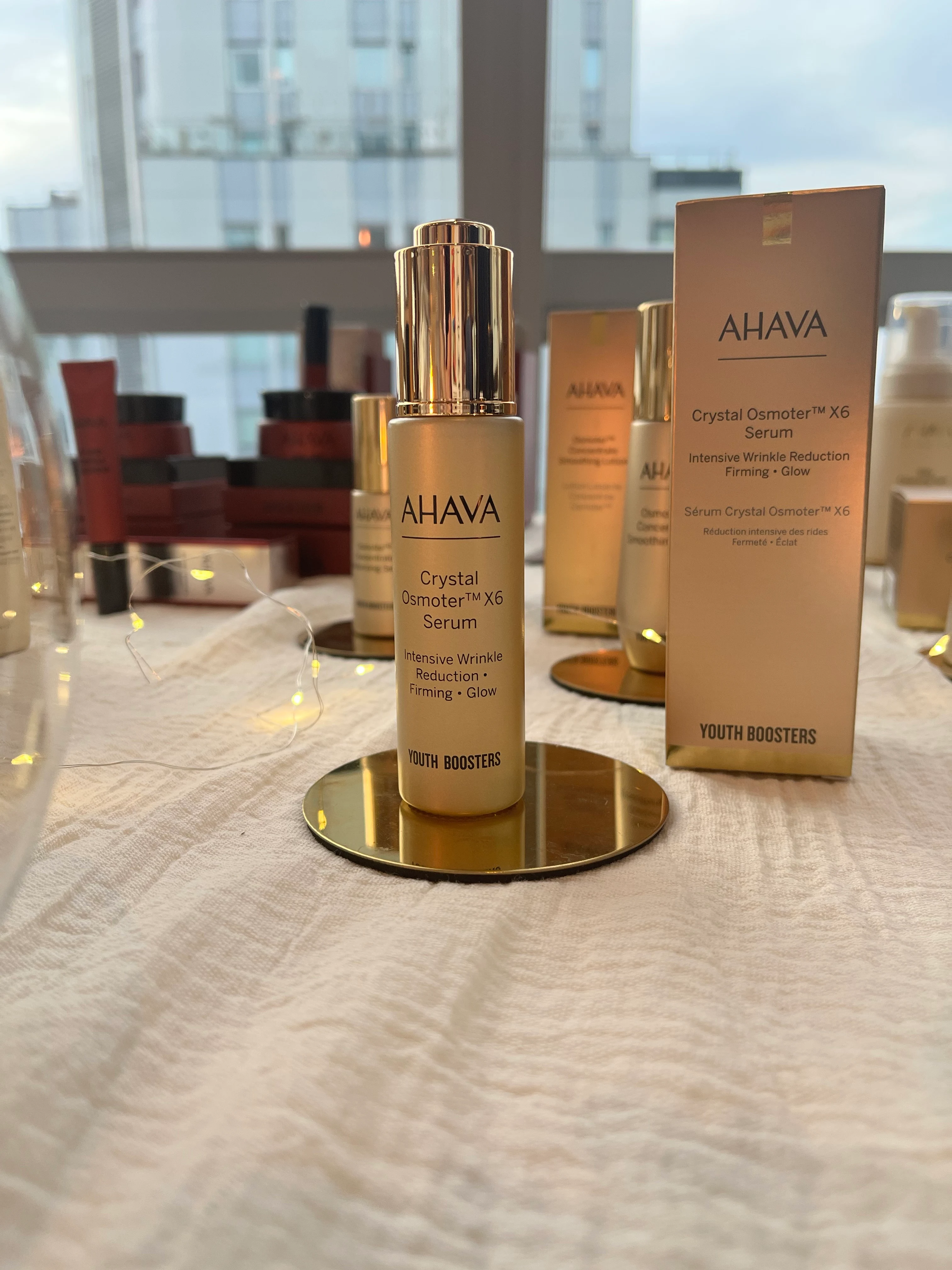 Ahava Argentina pigmento donde se vende precios opiniones cremas significado arrugas labios línea roja azul retinol niacinamida mascarillas ojos