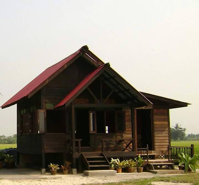 Istimewa Rumah Kampung Kayu , Dapur Cantik