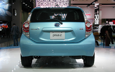 2013 toyota prius rear view