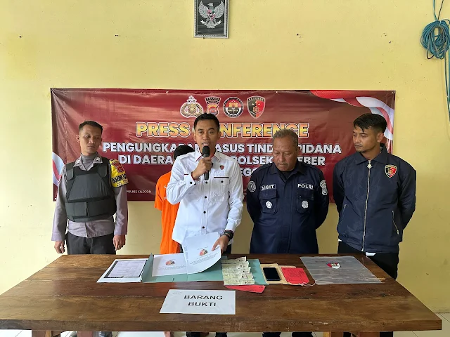 Unit Reskrim Polsek Cibeber Polres Cilegon Amankan Pelaku Penipuan Pegawai Negeri Sipil