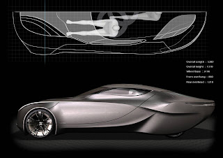 New Modern Design Futuristic Chanel Fiole Concept Car