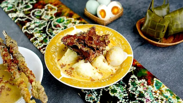 kuliner lebaran ketupat kandangan Banjar