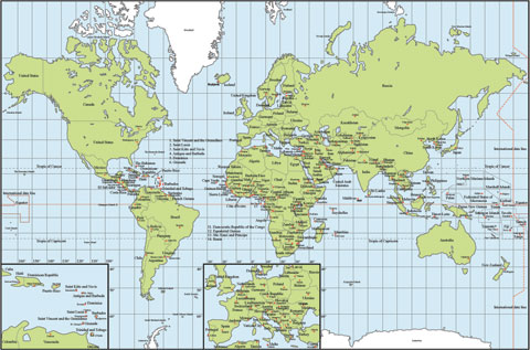 world maps With world