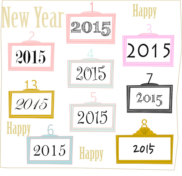 free printable 2015 number tags ausdruckbare silvester