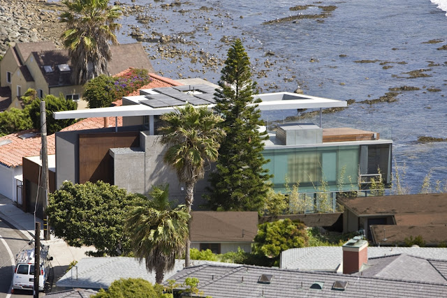 Picture of Lemperle Residence among the other homes as seen from the air