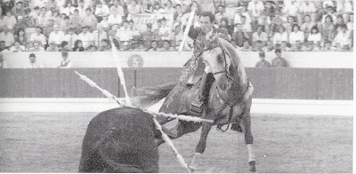 Paulo Caetano num grande ferro, com o Bolero