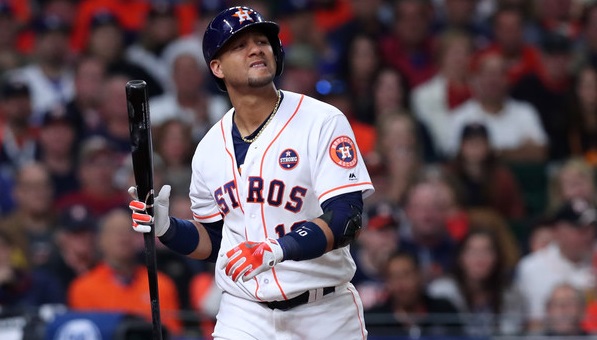 La temporada del cubano Yuli Gurriel puede terminar como uno de los años más raros en la producción de un bateador de .300 para los Astros de Houston