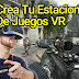 Crea tu propia estación de juegos en realidad virtual con tu telefono.