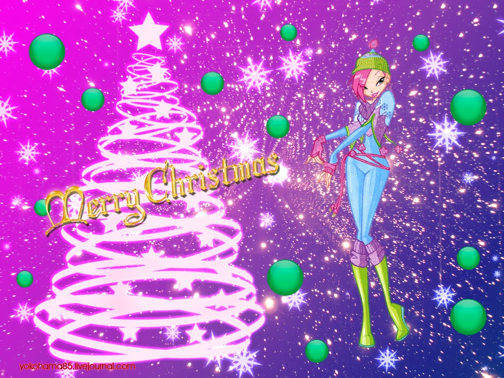 Wallpapers de Natal das Winx e Witch