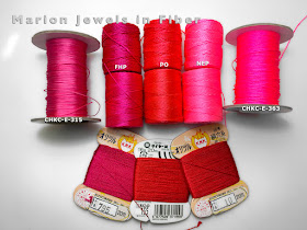 Compare C-Lon Bead Cord Colors with Silks and Chinese Knotting Cord