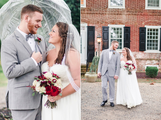 A Cranberry and Blue Autumn Wedding at Worsell Manor in Warwick, MD by Heather Ryan Photography 