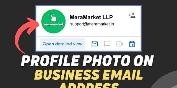 Zoho mail se email bhejne par gmail pr apni profile photo kaise dikhhaye?