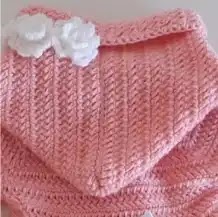 Abrigo con Capucha Bebé a Crochet