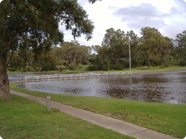 Quart Pot Creek, Stanthorpe - and the river is still coming up